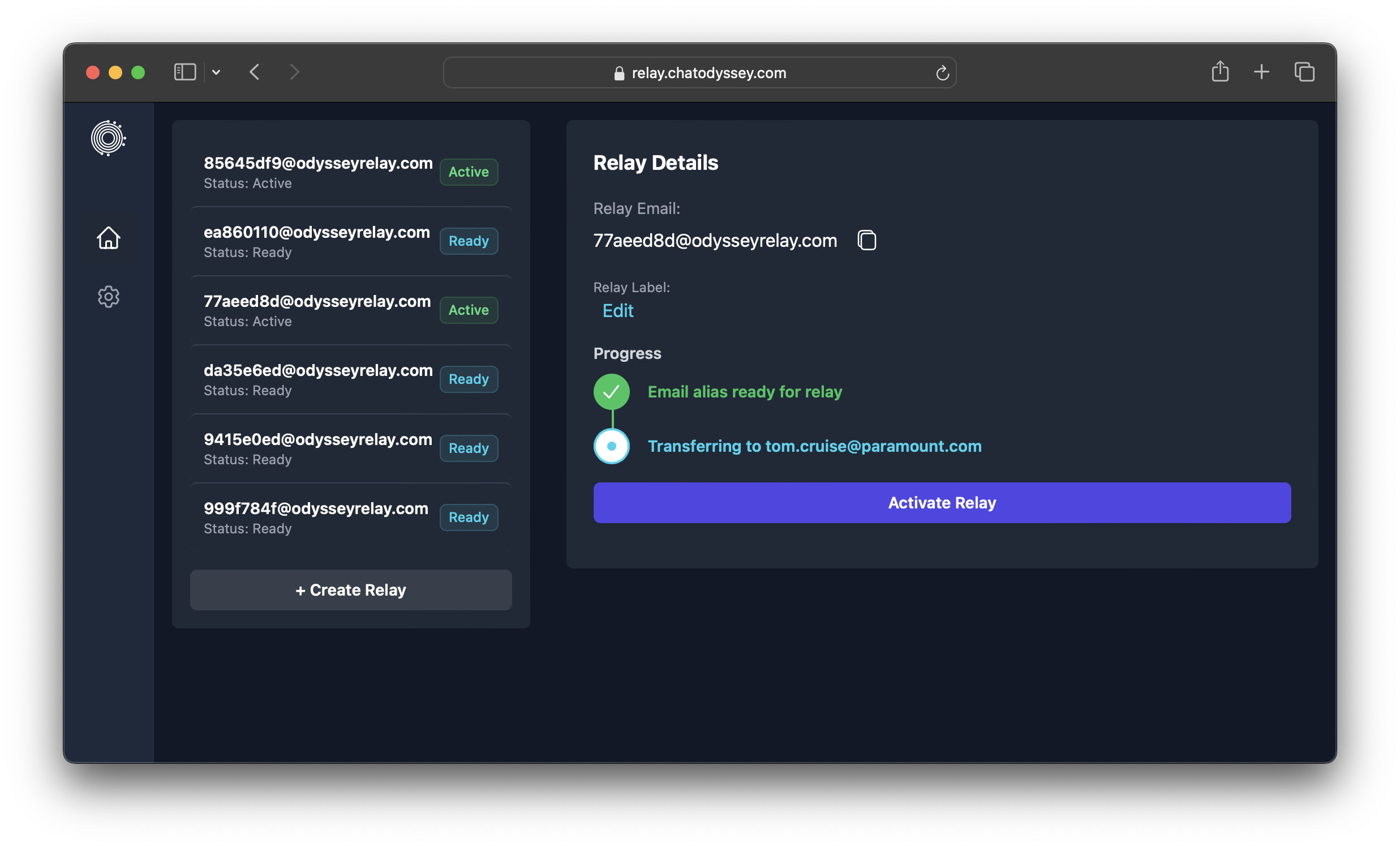 App screenshot
