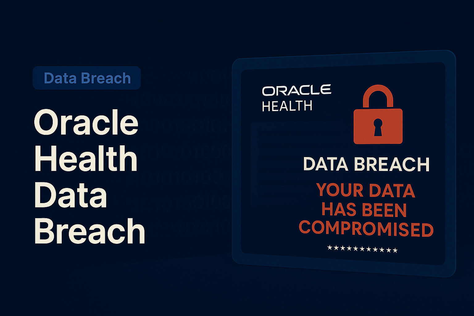 Oracle Health breach concept