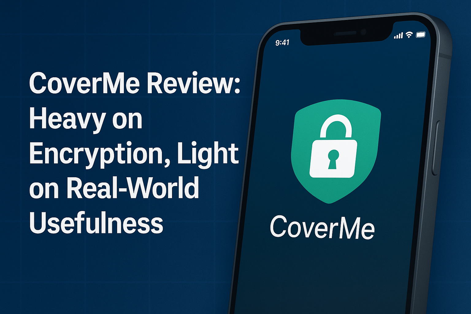 CoverMe app screenshot