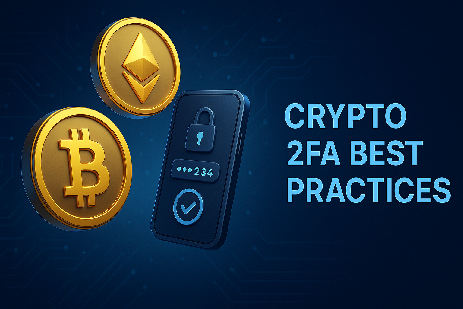 Crypto 2FA best practices illustration
