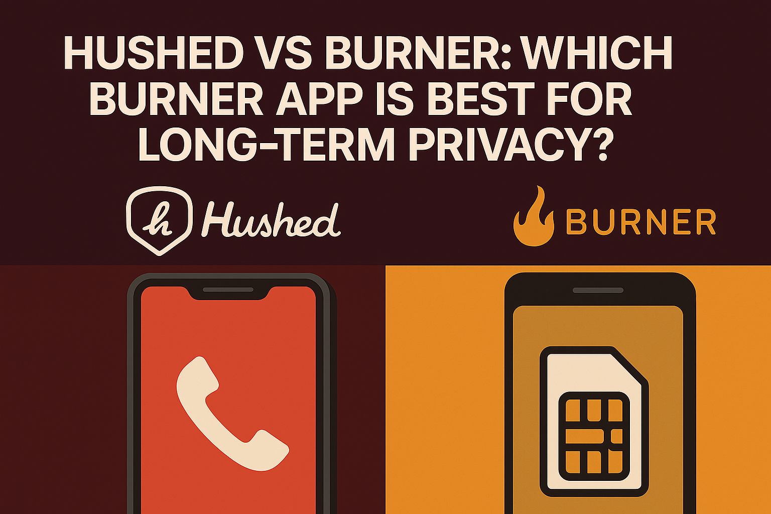 Hushed vs Burner app comparison