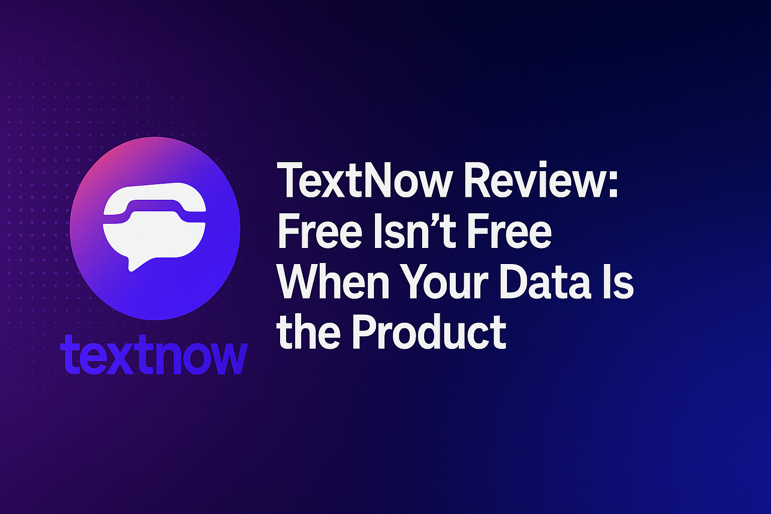 TextNow Review banner