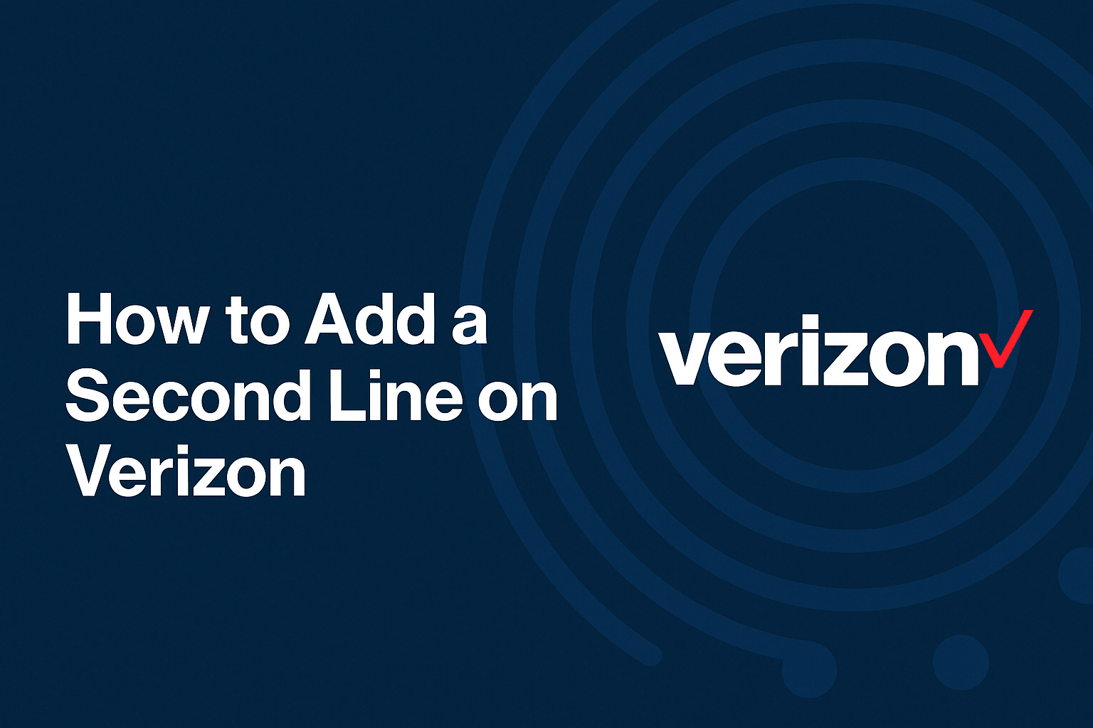 Verizon Second Number